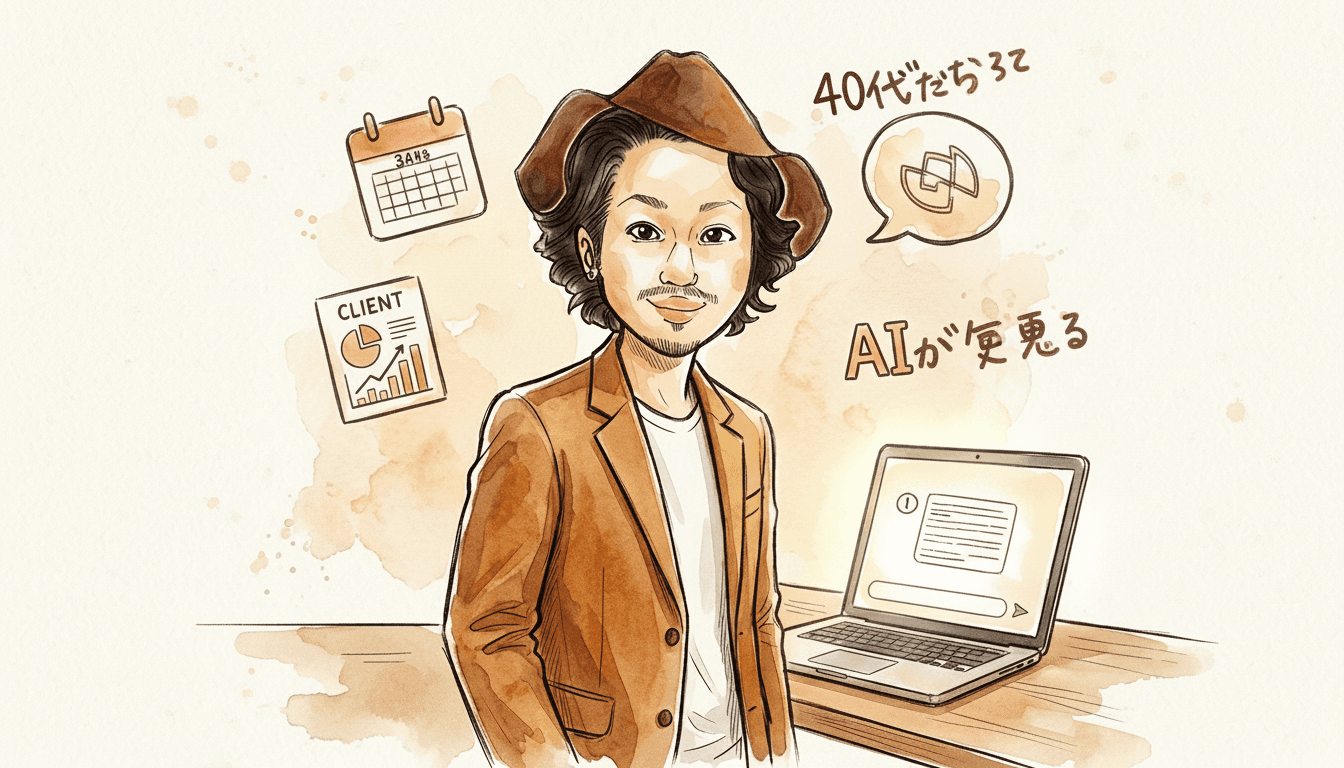 40代からAIを始めても、全然遅くなかった