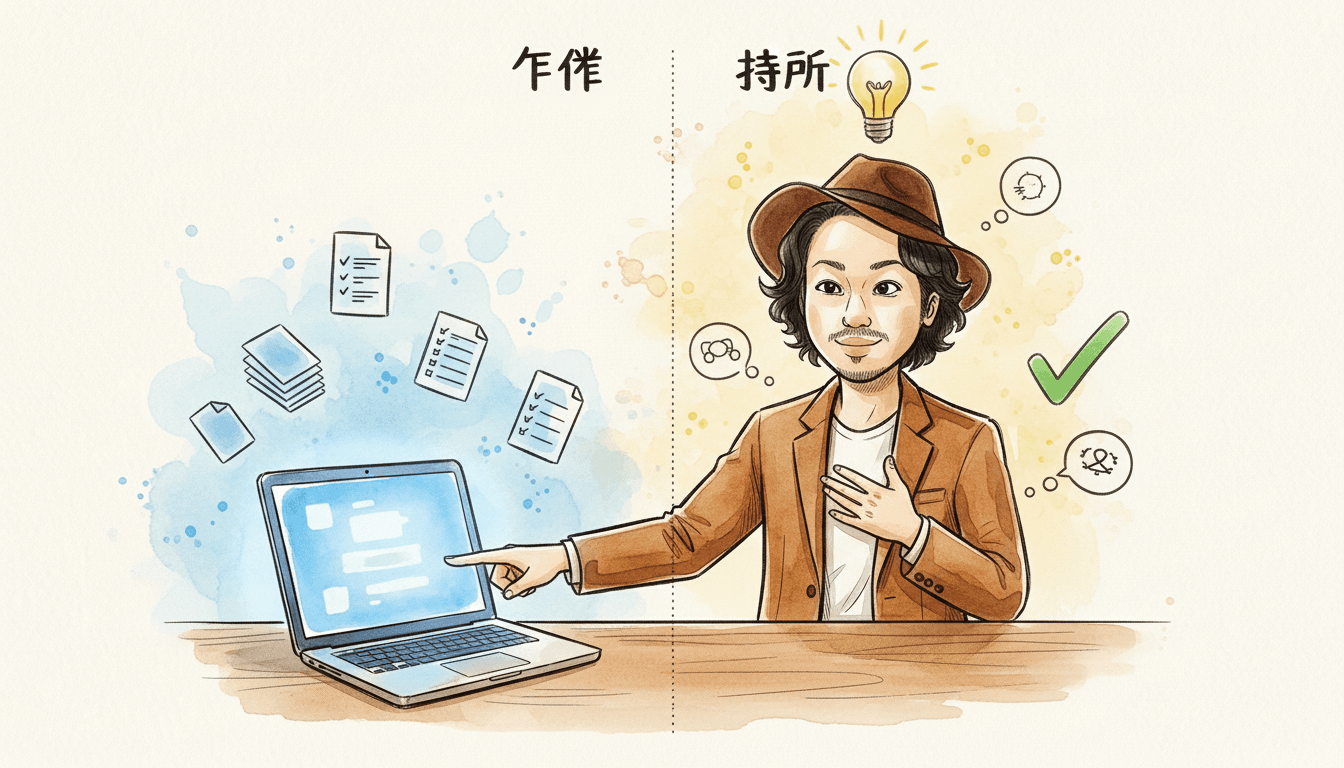 AIに任せていいことと、自分でやるべきことの線引き