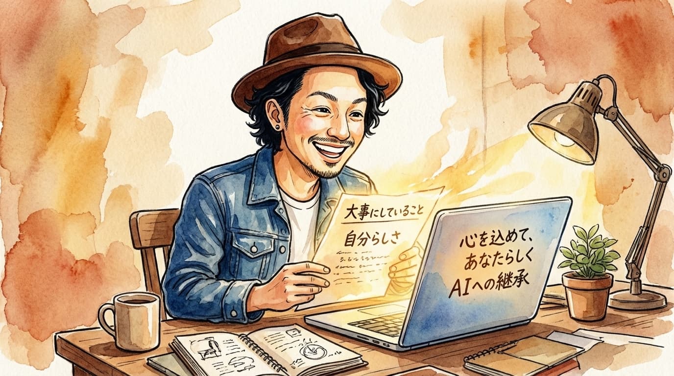 「人格を渡す」って、具体的にどう書けばいいの?