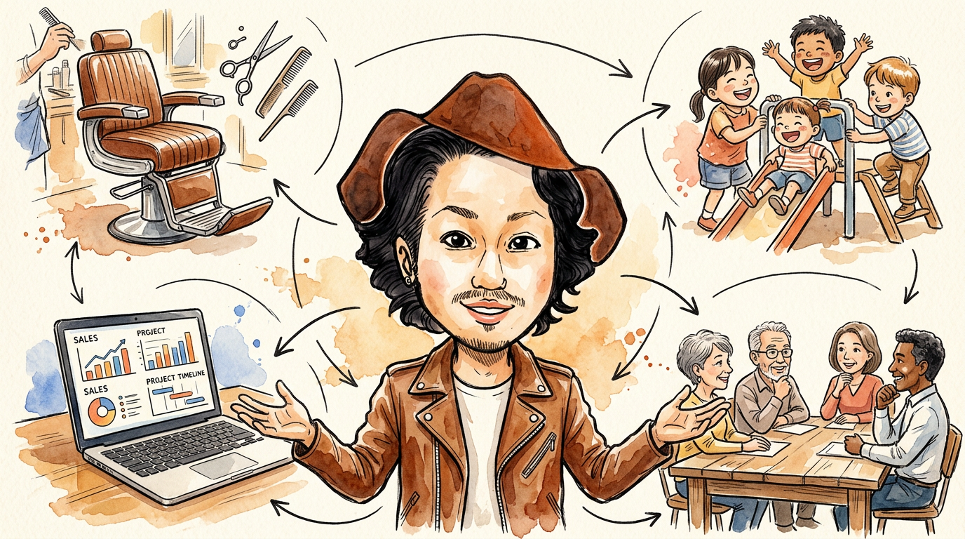 複数の役割をこなす忙しい日常