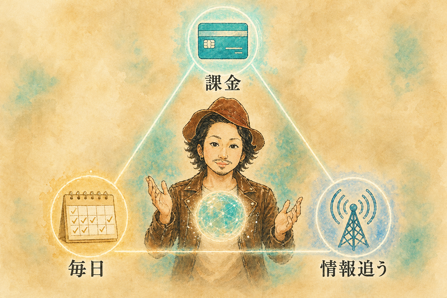 「課金×毎日×情報追う」の3点セットで見える世界