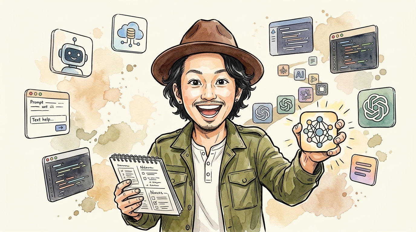 新しいAIツールにすぐ対応できるTAKU