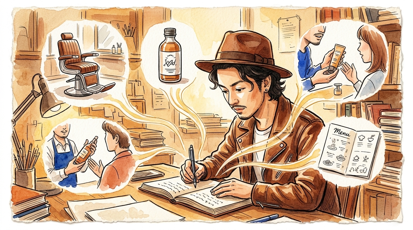 自分の仕事をテキストに書き出す作業