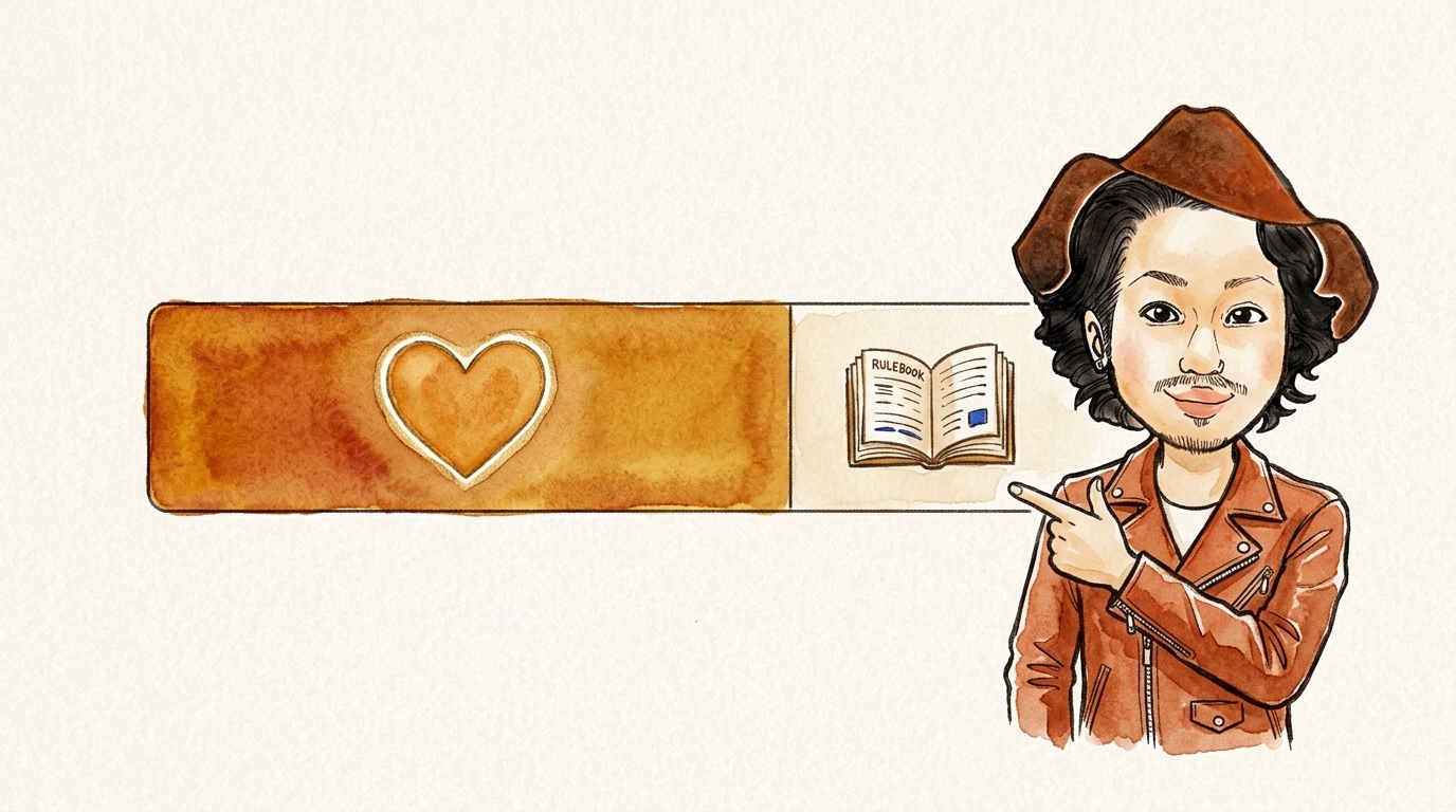 人格7割、制約3割のバランス