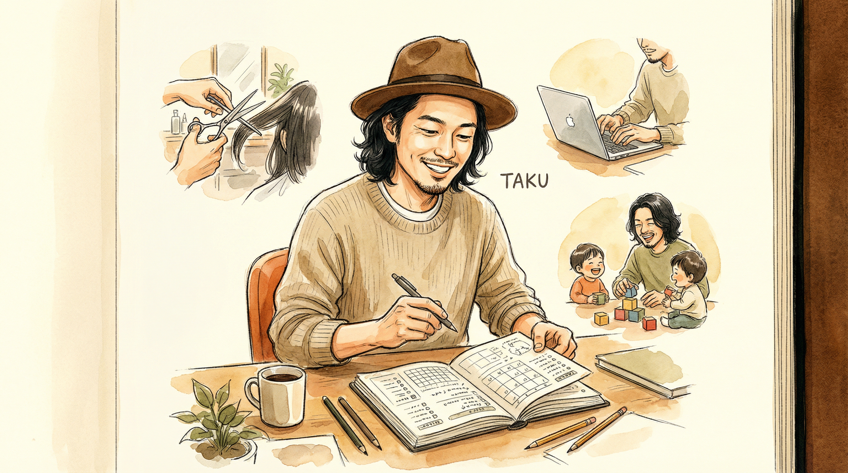 1日のタスクを書き出す