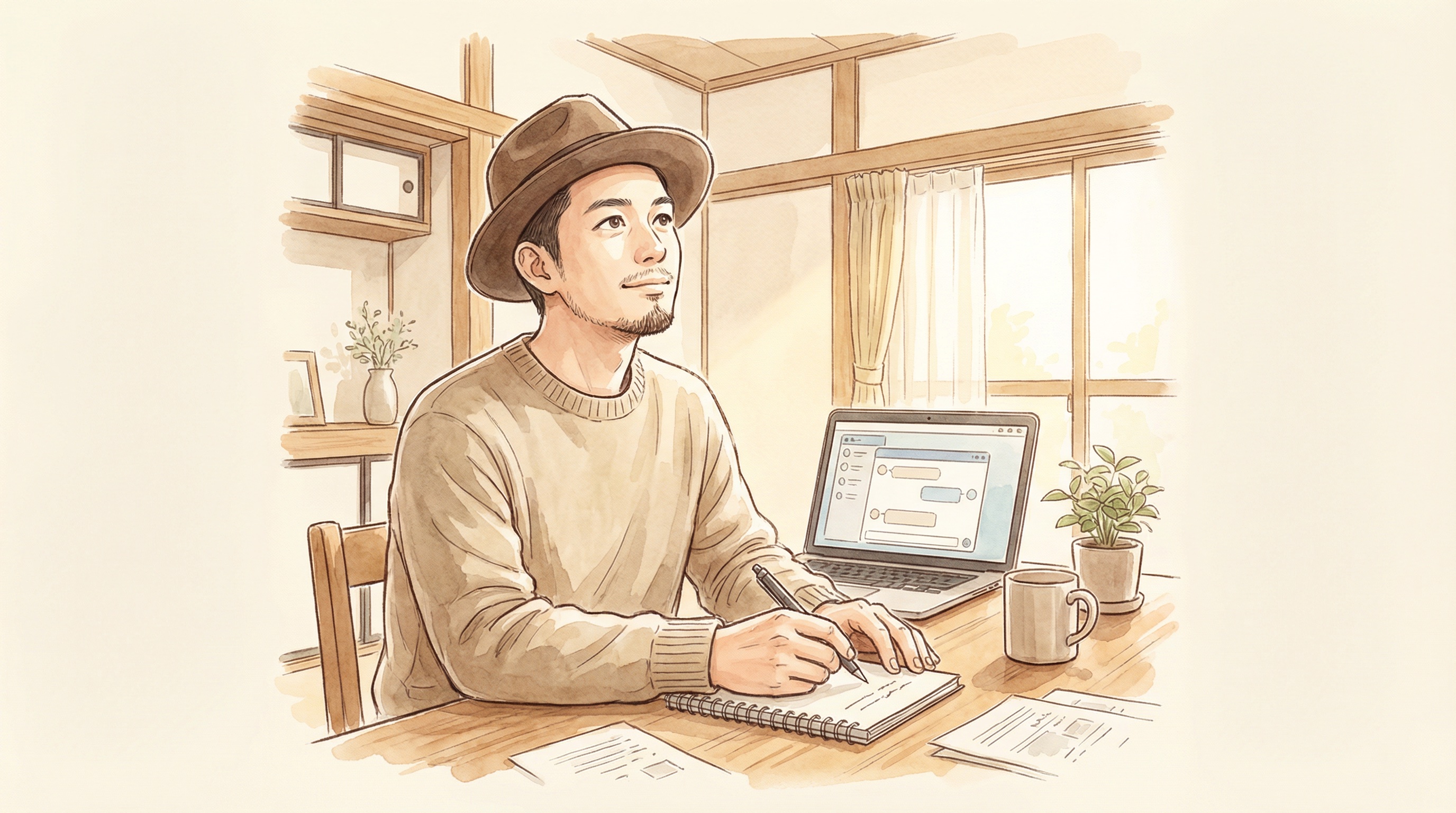 アイキャッチ：ノートに自分の仕事を書き出す