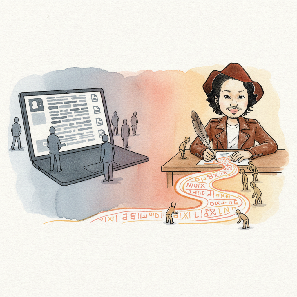 AIで量産した文章と、人を動かす文章の違い